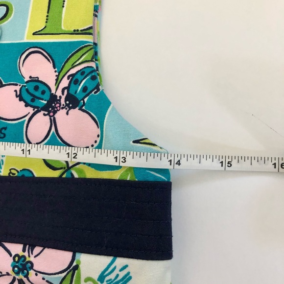 Lilly Pulitzer HTF Rare Lunch Alphabet Dress 8 - Picture 12 of 13